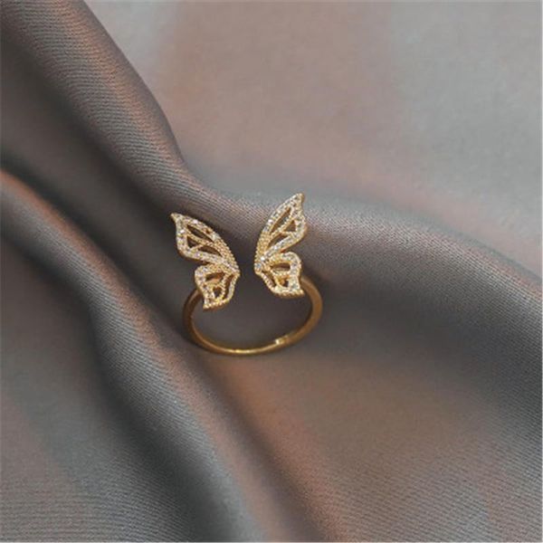 wedding rings lism personality fashion butterfly shape copper inlaid zircon temperament ladies open ring jewelry, Slivery;golden
wedding rings lism personality fashion butterfly shape copper inlaid zircon temperament ladies open ring jewelry, Slivery;golden