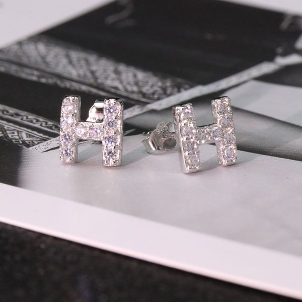 sterling silver 925 classic popular simple original fashion silver h inlaid zircon ladies earrings jewelry holiday giftchristmas present, Golden;silver
sterling silver 925 classic popular simple original fashion silver h inlaid zircon ladies earrings jewelry holiday giftchristmas present, Golden;silver