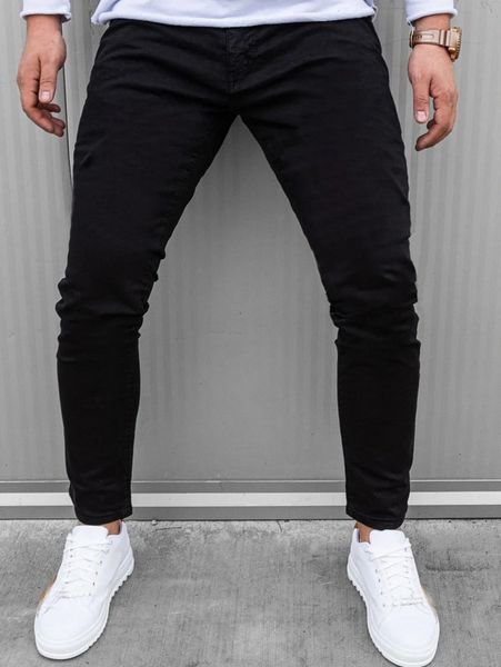 men pocket patched jeans l3fg#, Blue