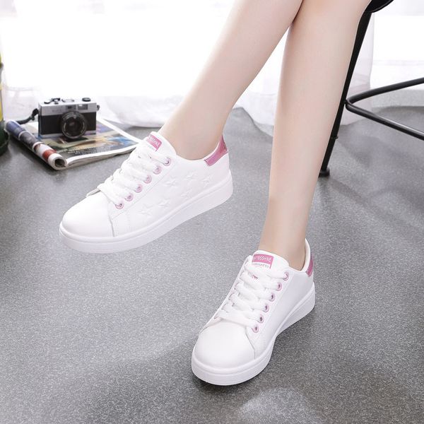 women's sports seakers white fashion vulcanized female youth run single flat board shoes, Black;brown
women's sports seakers white fashion vulcanized female youth run single flat board shoes, Black;brown