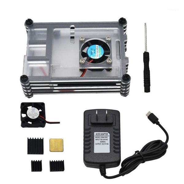 lapcooling pads 9 layer acrylic case for raspberry pi 4 transparent box shell with fan protect cover model b1
lapcooling pads 9 layer acrylic case for raspberry pi 4 transparent box shell with fan protect cover model b1