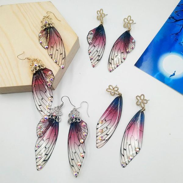 dangle & chandelier greamy gradient purple butterfly wing earrings fairy tale glittering bridal drop flower charm women accessories gifts, Silver
dangle & chandelier greamy gradient purple butterfly wing earrings fairy tale glittering bridal drop flower charm women accessories gifts, Silver