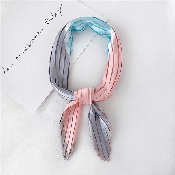 pleated silk scarf print foulard versatile wrinkle scarf exquisite decorative head stripe bufanda mujer 55*55cm, Blue;gray
pleated silk scarf print foulard versatile wrinkle scarf exquisite decorative head stripe bufanda mujer 55*55cm, Blue;gray