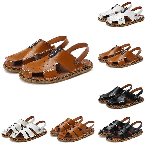 2021 non-brand men leather sandals black white brown outdoor sandy beach mens spring summer sandals walking 39-45
2021 non-brand men leather sandals black white brown outdoor sandy beach mens spring summer sandals walking 39-45