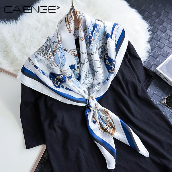 spring and autumn scarves women's versatile 90 imitation silk kerchief foreign fashion mother's winter scarf shawl, Blue;gray
spring and autumn scarves women's versatile 90 imitation silk kerchief foreign fashion mother's winter scarf shawl, Blue;gray