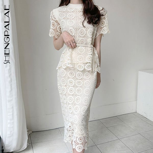 shengpalae 2020 new fashion summer solid color o-neck hollowed-out lace shirt high waist mid-length hip skirt female za4442 t200702, White
shengpalae 2020 new fashion summer solid color o-neck hollowed-out lace shirt high waist mid-length hip skirt female za4442 t200702, White