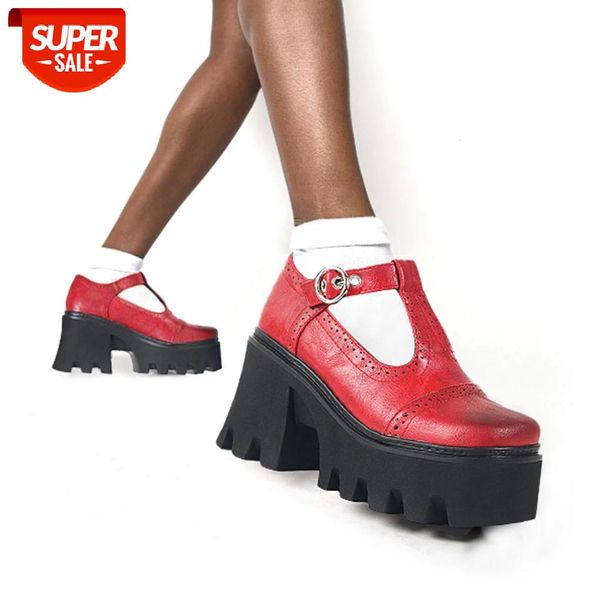 ribetrini the large size 43 girl solid buckle platform high heel shoes women pumps punk gothic casual quality pumps #o17e
ribetrini the large size 43 girl solid buckle platform high heel shoes women pumps punk gothic casual quality pumps #o17e