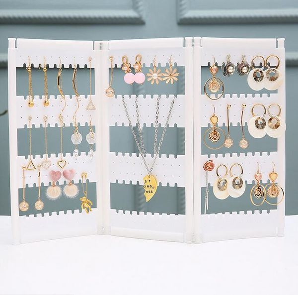 plastic earrings studs display rack foldable screen earring jewelry display stand holder storage box jewelry racks, Pink;blue
plastic earrings studs display rack foldable screen earring jewelry display stand holder storage box jewelry racks, Pink;blue
