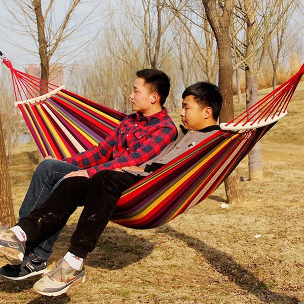 260*80cm cavans hammock portable outdoor play leisure hammock garden home travel camping swing canvas stripe hanging bed hangmat 1009
260*80cm cavans hammock portable outdoor play leisure hammock garden home travel camping swing canvas stripe hanging bed hangmat 1009