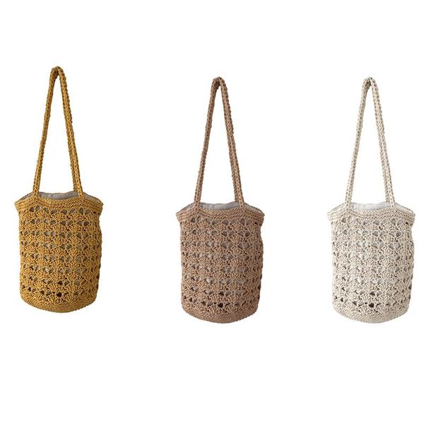 cotton linen shoulder bag handmade woven bucket bag drawstring handbag for summer/holiday/beach
cotton linen shoulder bag handmade woven bucket bag drawstring handbag for summer/holiday/beach