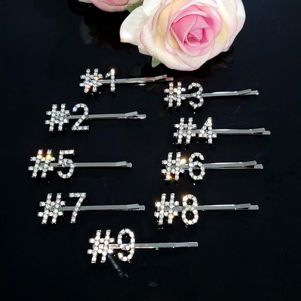 new arrival rhinestone hairclips "0-9" numbers hair pins sparkly bobby pins hair accessories wholesale, Golden;silver
new arrival rhinestone hairclips "0-9" numbers hair pins sparkly bobby pins hair accessories wholesale, Golden;silver