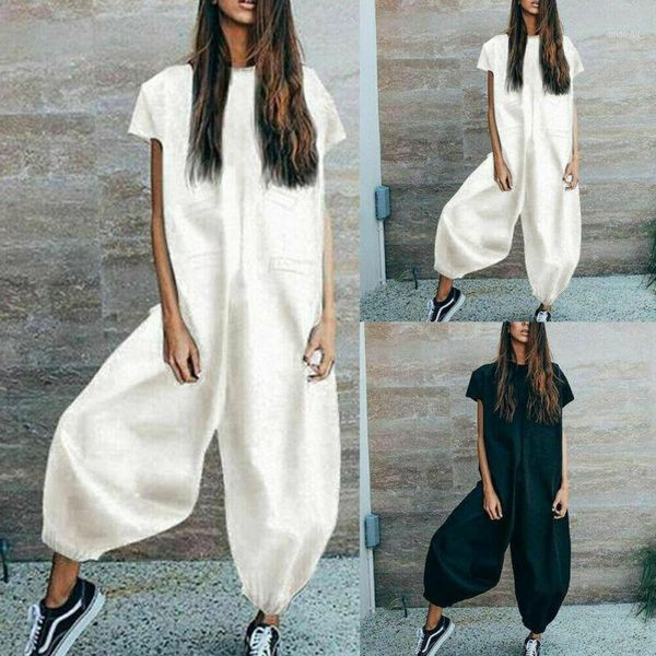 womens fashion solid short sleeve casual clubwear summer playsuit loose casual jumpsuit romper long jumpsuit1, Black;white
womens fashion solid short sleeve casual clubwear summer playsuit loose casual jumpsuit romper long jumpsuit1, Black;white