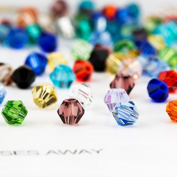 diy crystal pointed beads two pointed diameter 4mm crystal beads diamond beads ordinary color jewelry accessories, Silver
diy crystal pointed beads two pointed diameter 4mm crystal beads diamond beads ordinary color jewelry accessories, Silver