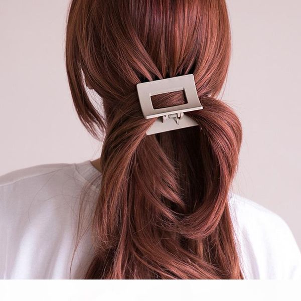 women plastic rectangle hair claw solid simple elegant hair crab clips lady wash face make up hairpin headwear clamp accessories, Black;brown
women plastic rectangle hair claw solid simple elegant hair crab clips lady wash face make up hairpin headwear clamp accessories, Black;brown