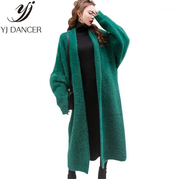 2020 new winter long cardigan coat mink cashmere knitwear sweater women casual thick warm sweaters female css3251, Black
2020 new winter long cardigan coat mink cashmere knitwear sweater women casual thick warm sweaters female css3251, Black