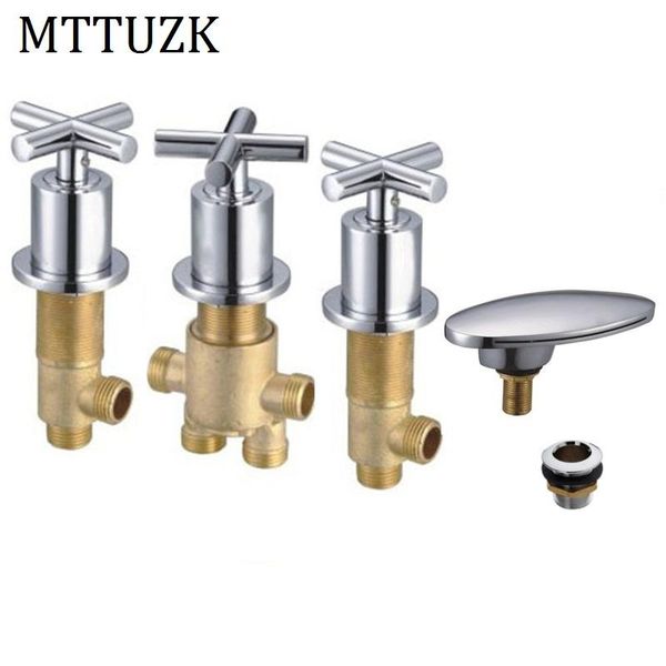 mttuzk твердой латуни хромированная отделка ванны холодной горячей воды клапан управления ванна душ смеситель ванной кран 3 piece set перекл
mttuzk твердой латуни хромированная отделка ванны холодной горячей воды клапан управления ванна душ смеситель ванной кран 3 piece set перекл