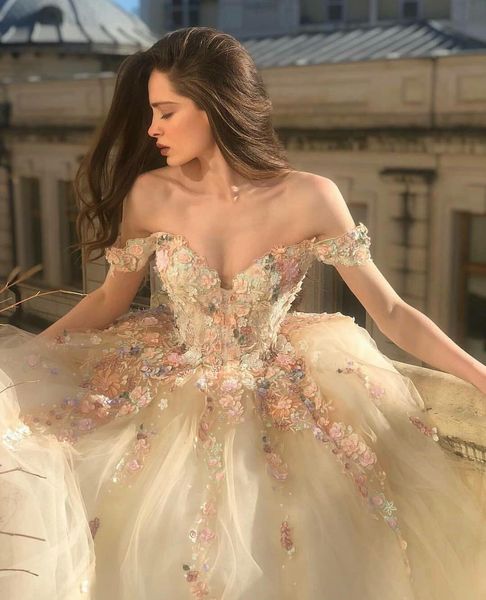 boho a line wedding dresses sweetheart sleeveless colorful hand made flower lace tulle wedding gown sweep train beach vestidos de novia, White
boho a line wedding dresses sweetheart sleeveless colorful hand made flower lace tulle wedding gown sweep train beach vestidos de novia, White