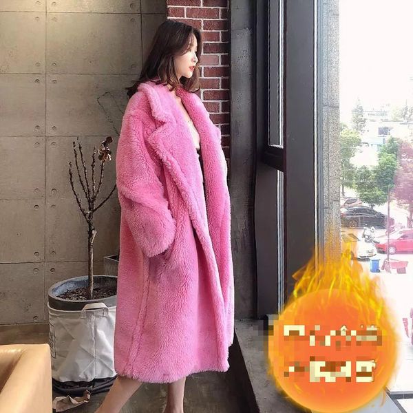 2021 women autumn winter imitation fur coats lady long hooded thick teddy plush jacket female casual loose mid-long outwear c112, Black
2021 women autumn winter imitation fur coats lady long hooded thick teddy plush jacket female casual loose mid-long outwear c112, Black