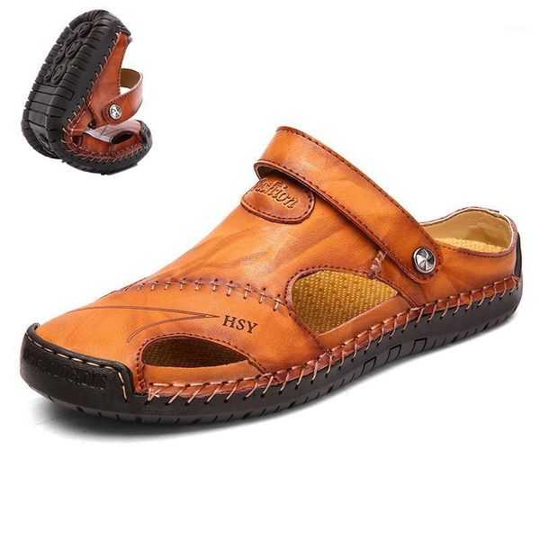 sandals soft leather men's classic roman casual comfortable shoes summer outdoor beach man sneakers 38-481, Black
sandals soft leather men's classic roman casual comfortable shoes summer outdoor beach man sneakers 38-481, Black