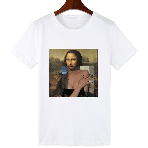 luckyroll mona lisa t рубашка женщины женская уличная одежда корейский harajuku смешные футболки графики ulzzang футболка femme случайный хи, White
luckyroll mona lisa t рубашка женщины женская уличная одежда корейский harajuku смешные футболки графики ulzzang футболка femme случайный хи, White