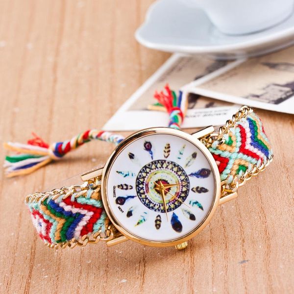 watch women handmade watch new arrival feather handwoven wristwatch ladies quarzt gold watch women dress watches, Slivery;brown
watch women handmade watch new arrival feather handwoven wristwatch ladies quarzt gold watch women dress watches, Slivery;brown