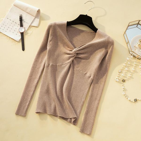 aossviao 2020 knitting pullover fashion autumn winter sweater women chic pink v neck knit slim jumper pull femme bbyivh lg2010, White;black
aossviao 2020 knitting pullover fashion autumn winter sweater women chic pink v neck knit slim jumper pull femme bbyivh lg2010, White;black