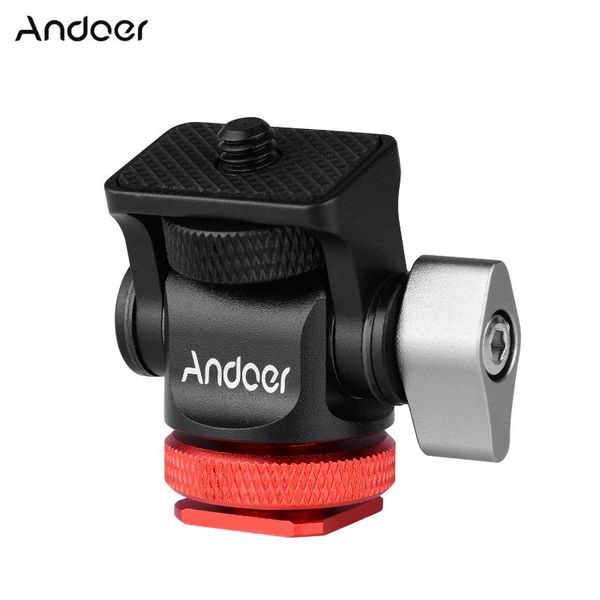 andoer mini monitor mount tripod head cold shoe adapter aluminum alloy 1/4 inch screw for flash microphone led fill light lamp
andoer mini monitor mount tripod head cold shoe adapter aluminum alloy 1/4 inch screw for flash microphone led fill light lamp