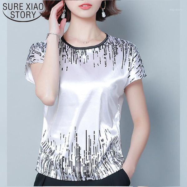 2019 summer office lady short shirts o-neck loose women regular blouse casual shirts women plus size 3816 501, White
2019 summer office lady short shirts o-neck loose women regular blouse casual shirts women plus size 3816 501, White