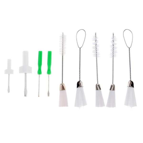 7x sewing machine cleaning brush screwdriver sewing service tool accessories, Black 
7x sewing machine cleaning brush screwdriver sewing service tool accessories, Black