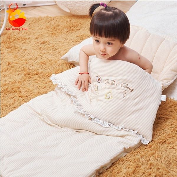 new baby spring autumn children's kicking quilt envelope type air conditioning room autumn winter colored cotton sleeping bag lj201105
new baby spring autumn children's kicking quilt envelope type air conditioning room autumn winter colored cotton sleeping bag lj201105