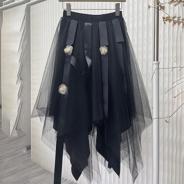 skirts 2022 women autumn solid color elastic waist black gauze ladies fashion casual loose asymmetrical skirt
skirts 2022 women autumn solid color elastic waist black gauze ladies fashion casual loose asymmetrical skirt