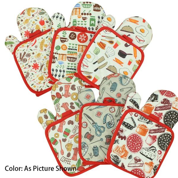 oven mitts insulation mat pot holder anti kitchen supplies anti-scalding washable heat resistance practical home printed glove set
oven mitts insulation mat pot holder anti kitchen supplies anti-scalding washable heat resistance practical home printed glove set