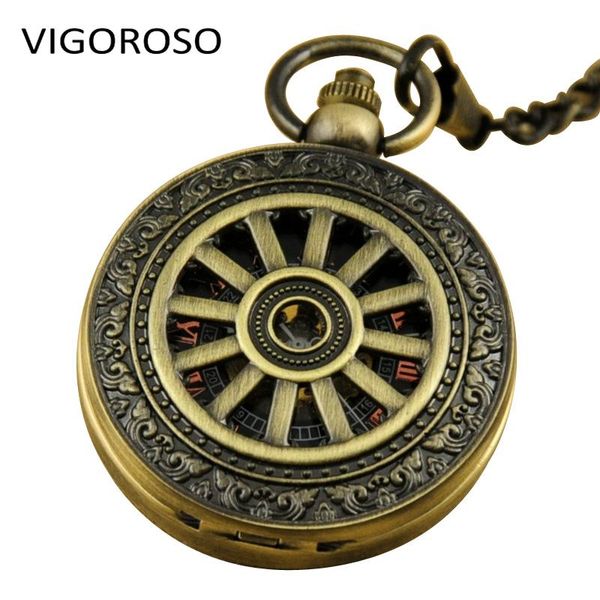 pocket watches half retro mechanical mens hollow watch skeleton hand-wind bronze steel case clock hour, Slivery;golden
pocket watches half retro mechanical mens hollow watch skeleton hand-wind bronze steel case clock hour, Slivery;golden