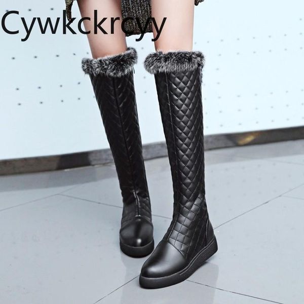 winter the new hair fashion round head thick bottom high tube snow boots college style leisure keep warm women boots, Black
winter the new hair fashion round head thick bottom high tube snow boots college style leisure keep warm women boots, Black