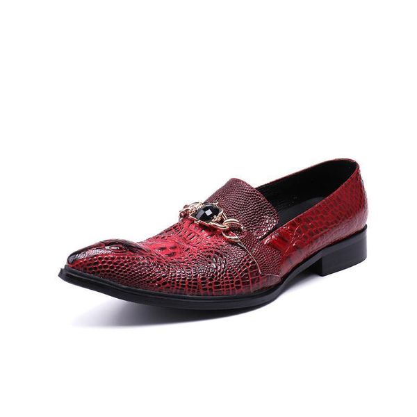 fashion crystal red wedding dress shoes men slip on pointed toe business man formal footwear luxury genuine leather party shoes, Black
fashion crystal red wedding dress shoes men slip on pointed toe business man formal footwear luxury genuine leather party shoes, Black