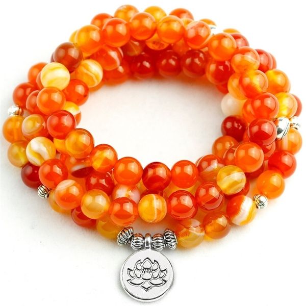 8mm orange stripe onyx mala bracelet women lotus tree wing pendant necklace 108 prayer beads stone jewelry men y200730, Black
8mm orange stripe onyx mala bracelet women lotus tree wing pendant necklace 108 prayer beads stone jewelry men y200730, Black