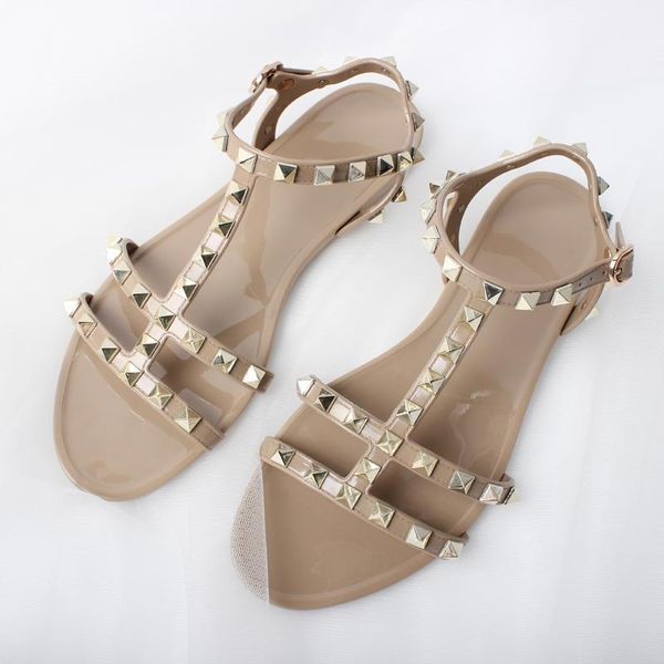 vallu 2021 summer new flat-bottomed beach seaside jelly-bottomed female sandals with non-slip rivets1, Black
vallu 2021 summer new flat-bottomed beach seaside jelly-bottomed female sandals with non-slip rivets1, Black