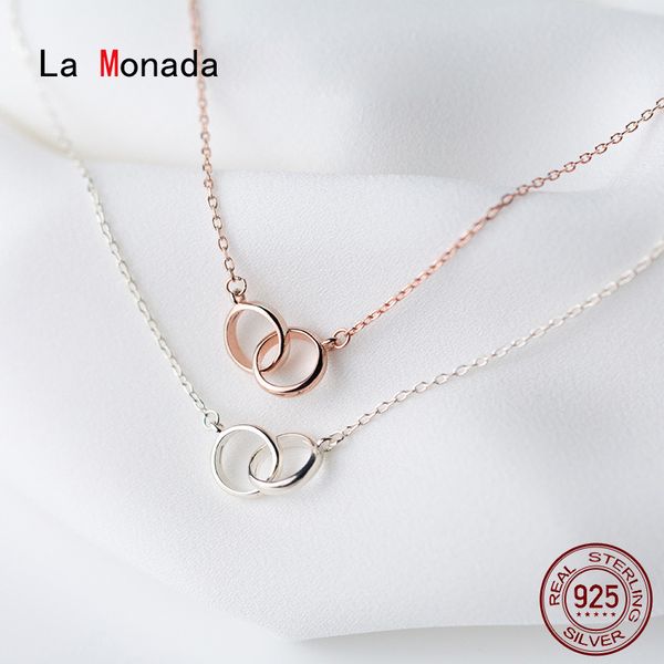 la monada circle interlock 925 sterling silver necklaces for women round 925 silver chain necklace women jewelry korean female q0531
la monada circle interlock 925 sterling silver necklaces for women round 925 silver chain necklace women jewelry korean female q0531