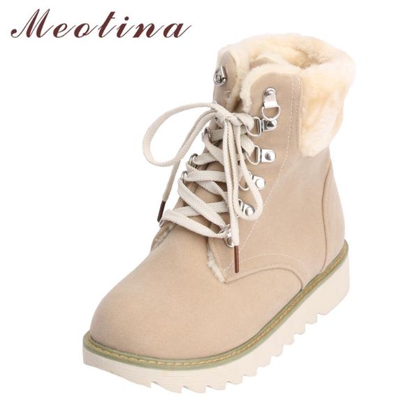 meotina winter snow boots женщины узелок плюшевые теплые сапоги плоский обувь мех голеностопного женская обувь черный бежевый красный размер, Black
meotina winter snow boots женщины узелок плюшевые теплые сапоги плоский обувь мех голеностопного женская обувь черный бежевый красный размер, Black