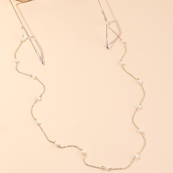 sunglasses frames ins style simple imitation pearl chain lanyard hold straps cords reading glasses fashion women accessories, Silver
sunglasses frames ins style simple imitation pearl chain lanyard hold straps cords reading glasses fashion women accessories, Silver