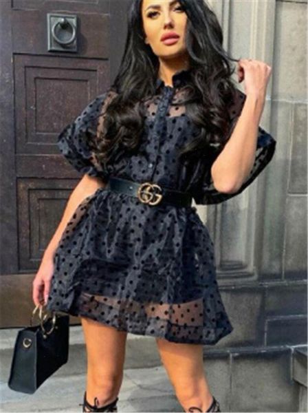 mesh polka dot shirt dress see through women sheer mini dress fashion batwing sleeve lace up waist flare mini, Black;gray
mesh polka dot shirt dress see through women sheer mini dress fashion batwing sleeve lace up waist flare mini, Black;gray