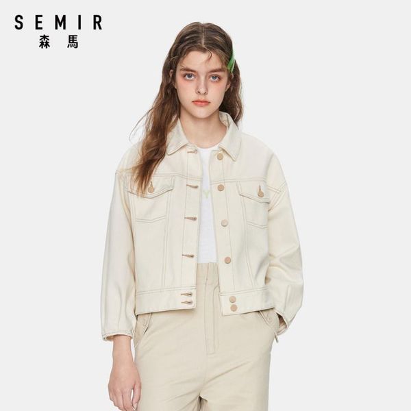 semir women denim jacket 2020 new lapel loose fashion jacket sweet trend female demin coat streetwear clothing woman1, Black;brown
semir women denim jacket 2020 new lapel loose fashion jacket sweet trend female demin coat streetwear clothing woman1, Black;brown