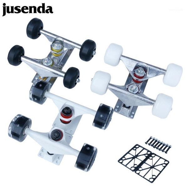 jusenda 2pc skateboard truck bracket aluminum alloy cruiser longboard bridge wheels bearings skate deck parts trucks accessories1
jusenda 2pc skateboard truck bracket aluminum alloy cruiser longboard bridge wheels bearings skate deck parts trucks accessories1