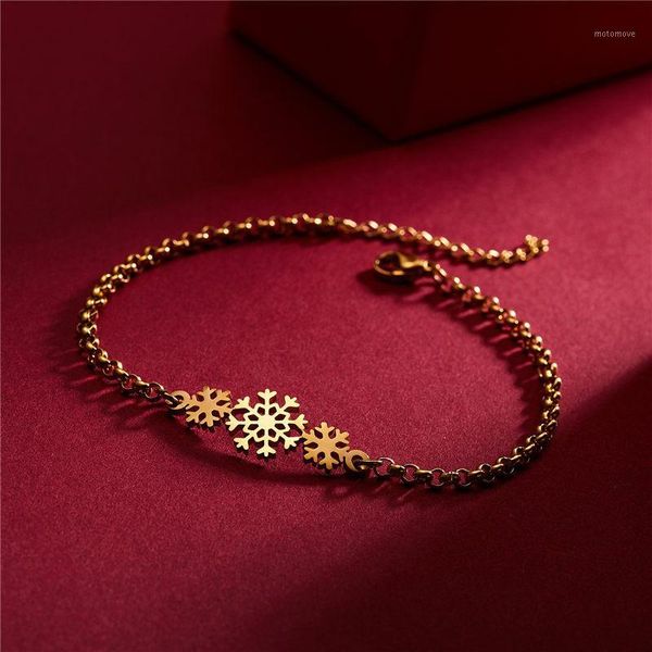 bangle three snowflakes stainless steel bracelet golden bangles gift for man women1, Black
bangle three snowflakes stainless steel bracelet golden bangles gift for man women1, Black