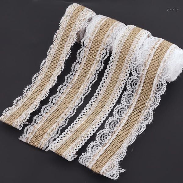 2m 4 style natural jute burlap hessian lace ribbon roll+white lace vintage wedding decoration party christmas crafts decorative1 
2m 4 style natural jute burlap hessian lace ribbon roll+white lace vintage wedding decoration party christmas crafts decorative1