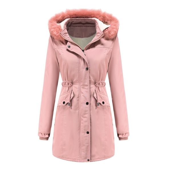 2021 autumn and winter new warm cotton coat women's cotton thickened plush cotton coat women's detachable hat big wool collar coat, Black
2021 autumn and winter new warm cotton coat women's cotton thickened plush cotton coat women's detachable hat big wool collar coat, Black