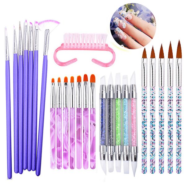 professional nail art brush set for manicure rhinestone acrylic paint brushes kit uv gel polish nails lining pen gradient, Yellow
professional nail art brush set for manicure rhinestone acrylic paint brushes kit uv gel polish nails lining pen gradient, Yellow