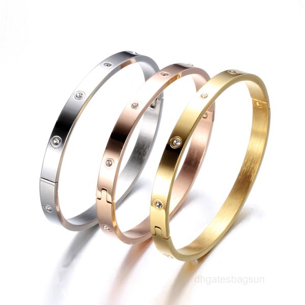 love bracelet titanium steel eternal ring 18k rose gold plated korean couple for men and women gfva, Black
love bracelet titanium steel eternal ring 18k rose gold plated korean couple for men and women gfva, Black