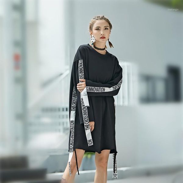 just.be.never hip-hop dress long sleeve black red autumn dress tyl loose short mini letter streetwear fashion1, Black;gray
just.be.never hip-hop dress long sleeve black red autumn dress tyl loose short mini letter streetwear fashion1, Black;gray