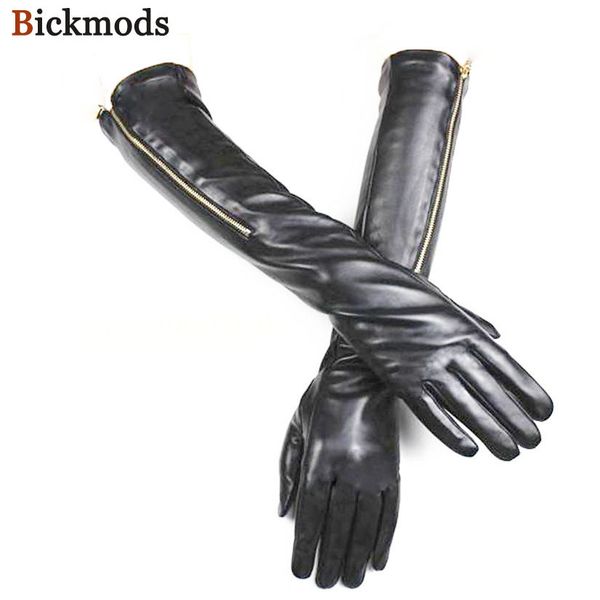 leather women' sheepskin long over elbow fashion new zipper style thin plus velvet autumn and winter warm gloves, Blue;gray
leather women' sheepskin long over elbow fashion new zipper style thin plus velvet autumn and winter warm gloves, Blue;gray